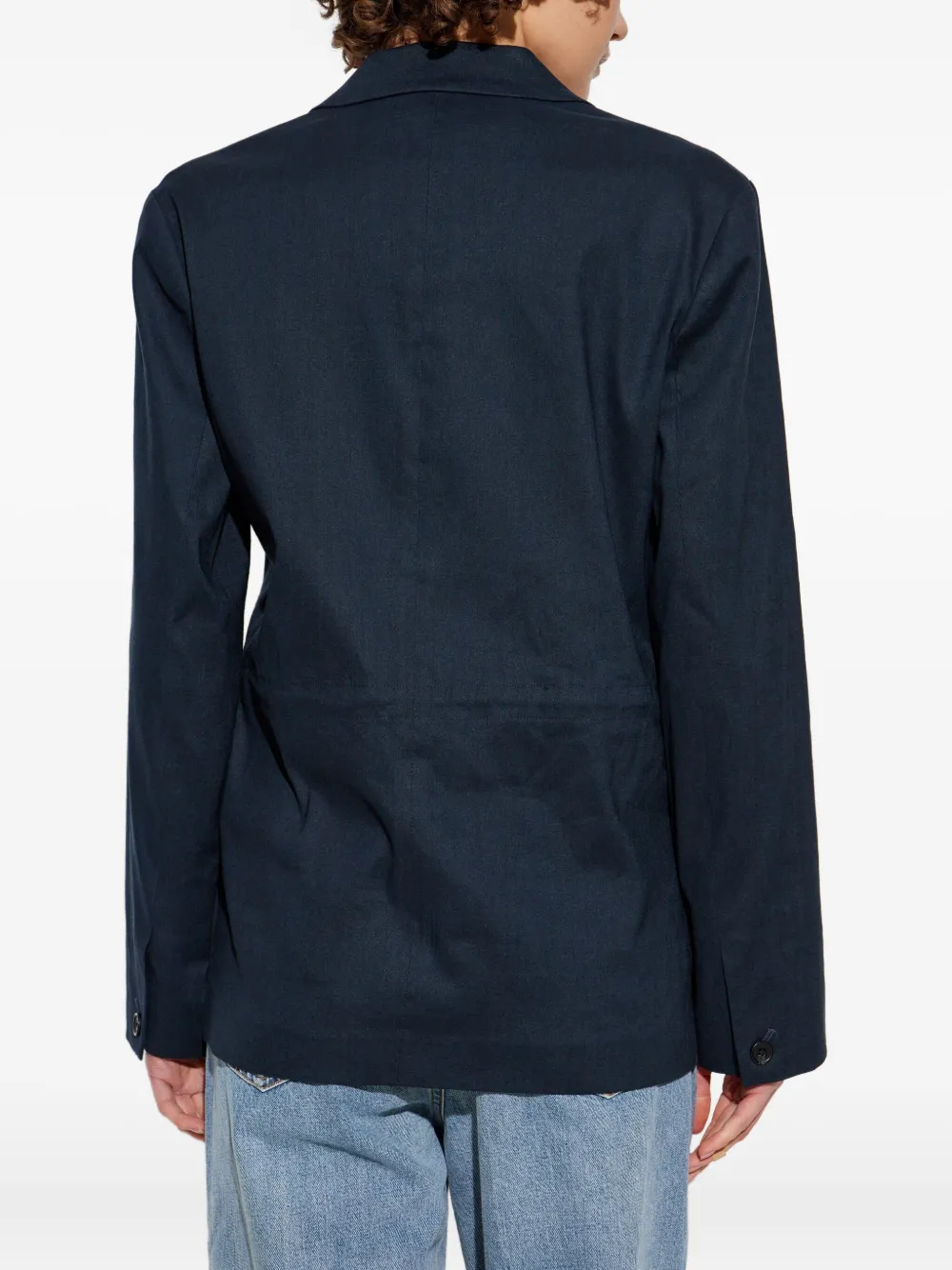 rag & bone Blazer met enkele rij knopen Blauw
