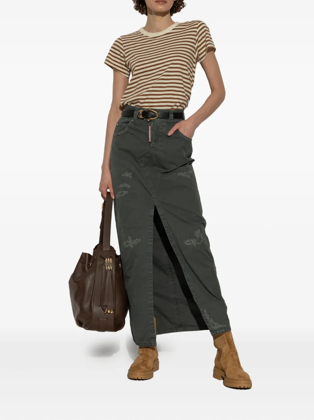 Gianvito Rossi suede chelsea boots Brown