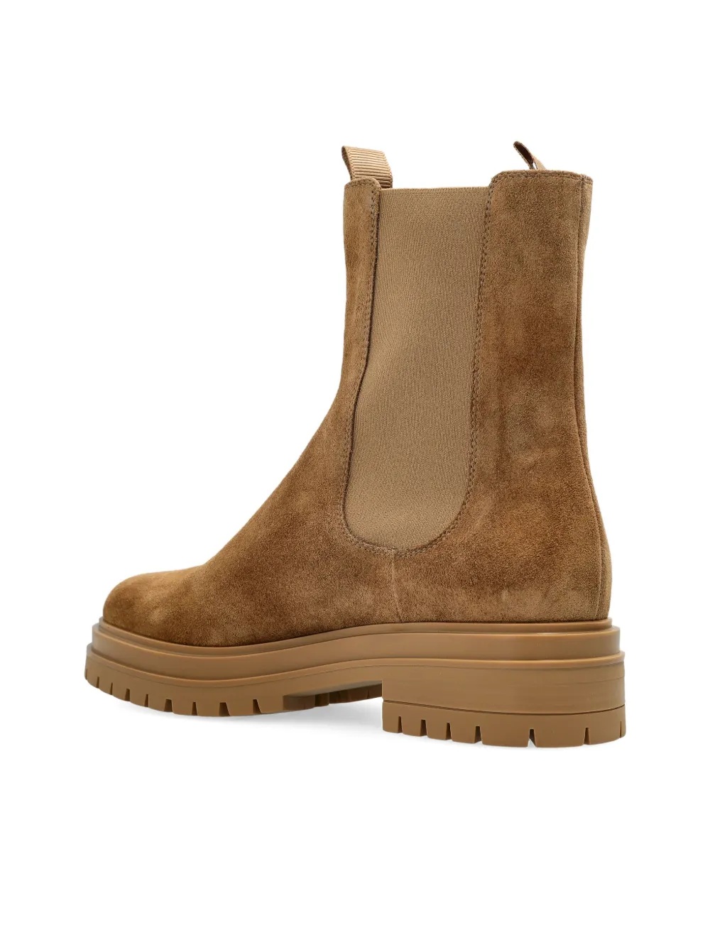Gianvito Rossi suede chelsea boots Brown
