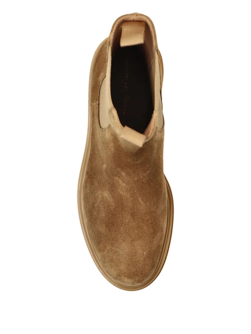 Gianvito Rossi suede chelsea boots Brown