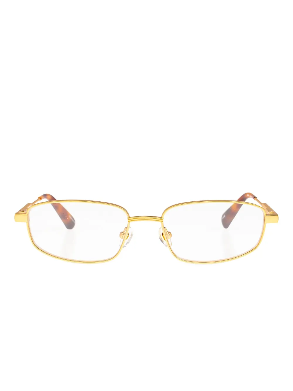 Jacquemus rectangle-frame glasses | Brown | Image 1