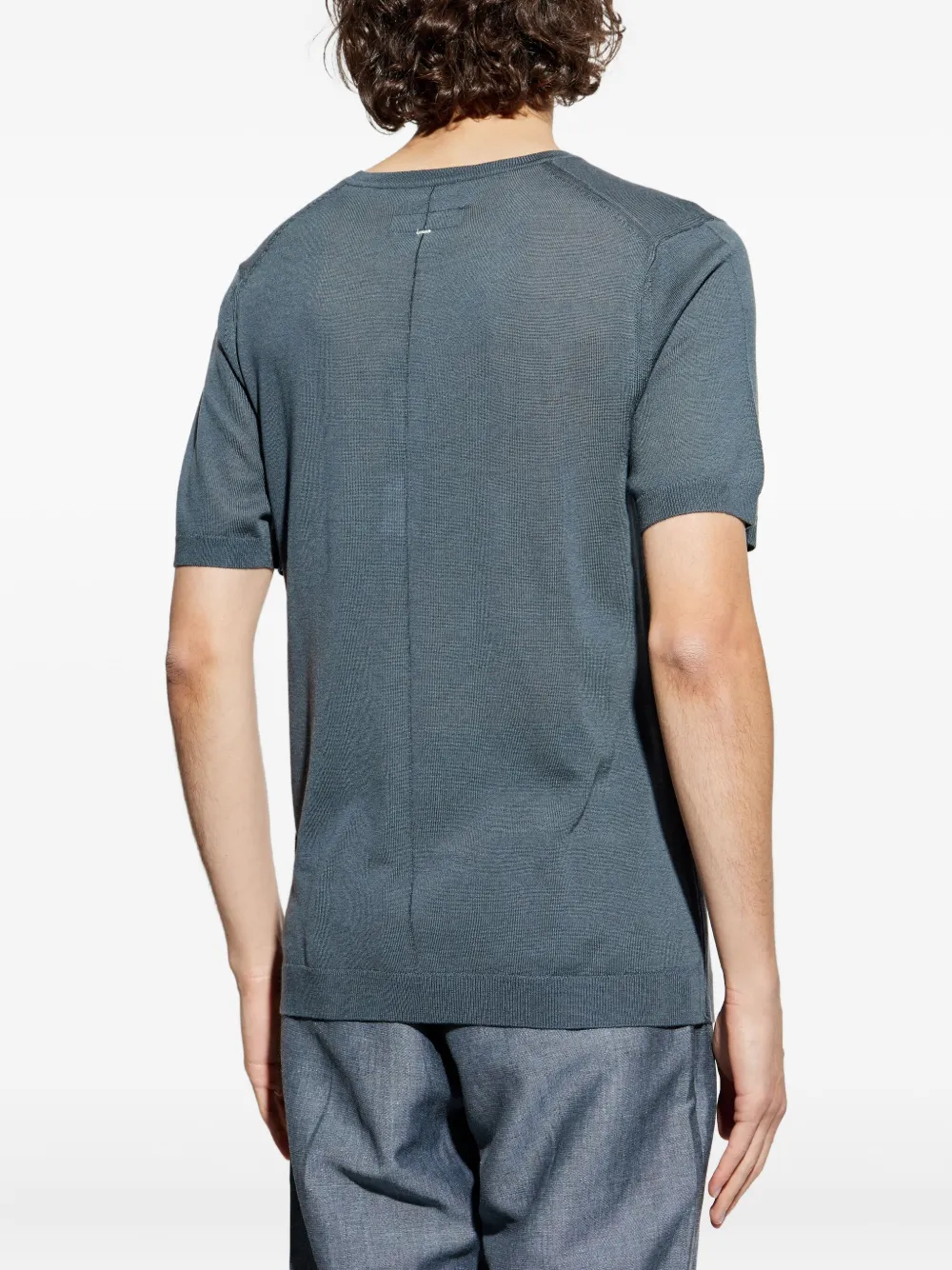 rag & bone Effen T-shirt Grijs