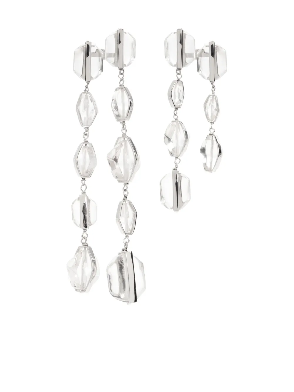 Jil Sander aretes con dije | plateado | Image 1
