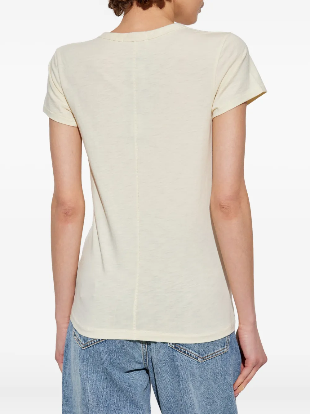 rag & bone Katoenen T-shirt Beige