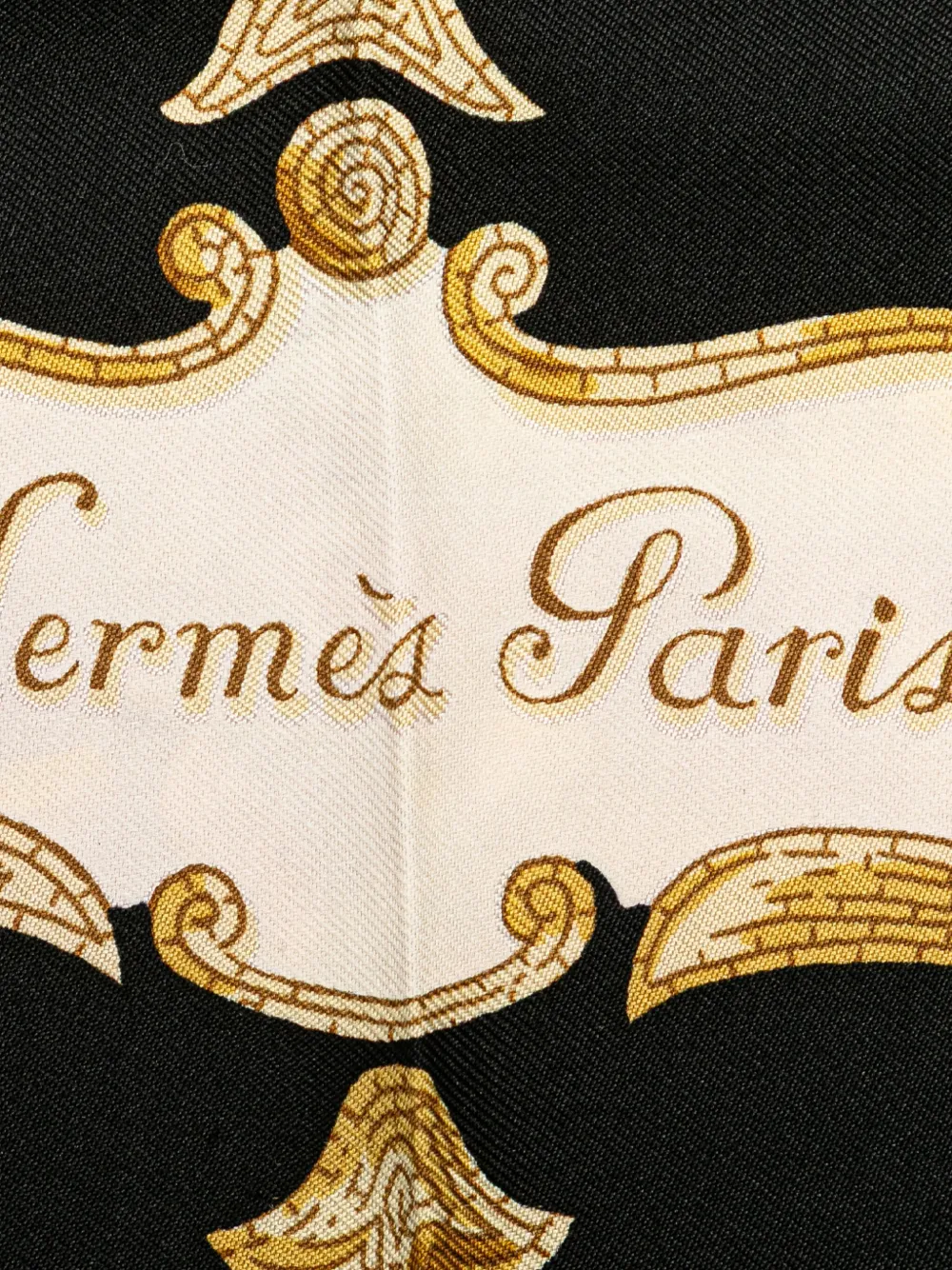 Pre-owned Hermes 20th Century Cheval Turc Silk Scarf 90 Scarves