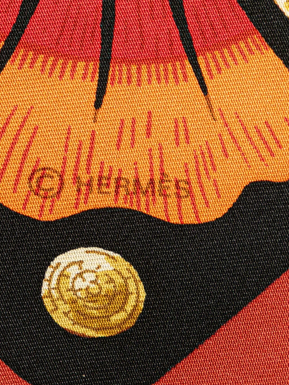 Pre-owned Hermes 20th Century Cheval Turc Silk Scarf 90 Scarves