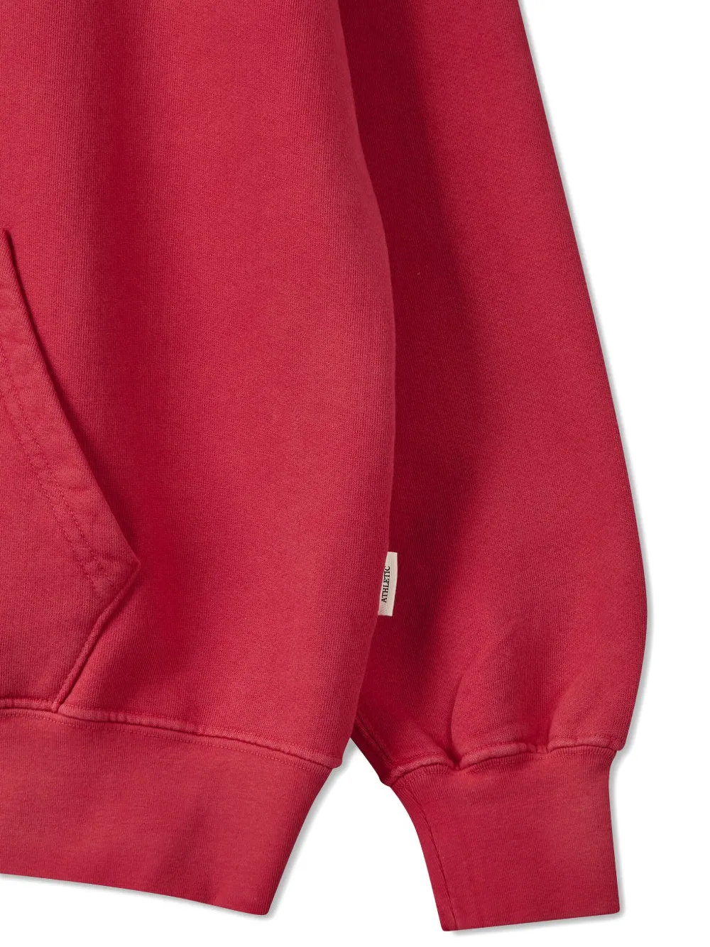 Man On The Boon. Sweater met grafische print en capuchon Rood