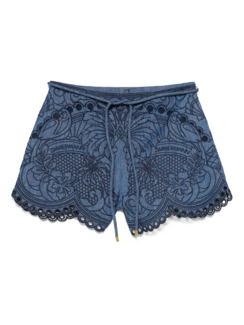 ZIMMERMANN shorts bordados