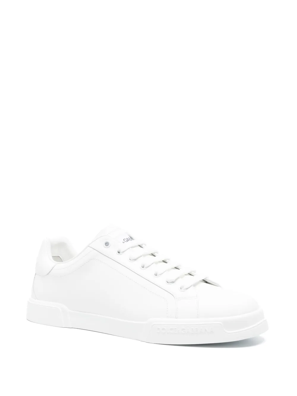 Dolce & Gabbana leather sneakers White