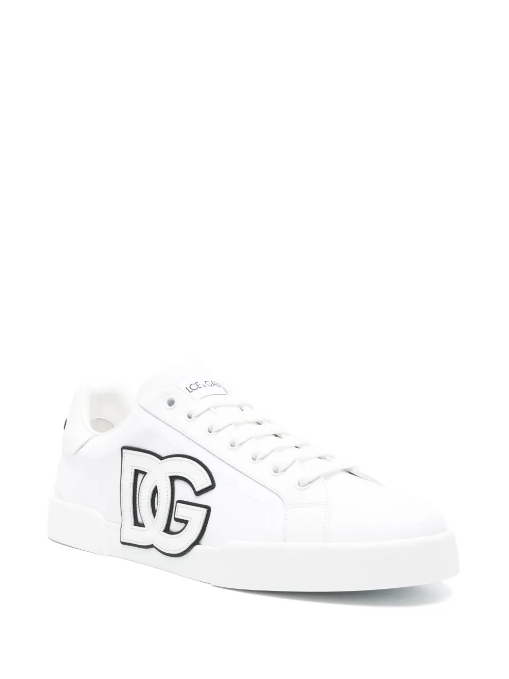 Dolce & Gabbana logo-patch sneakers White