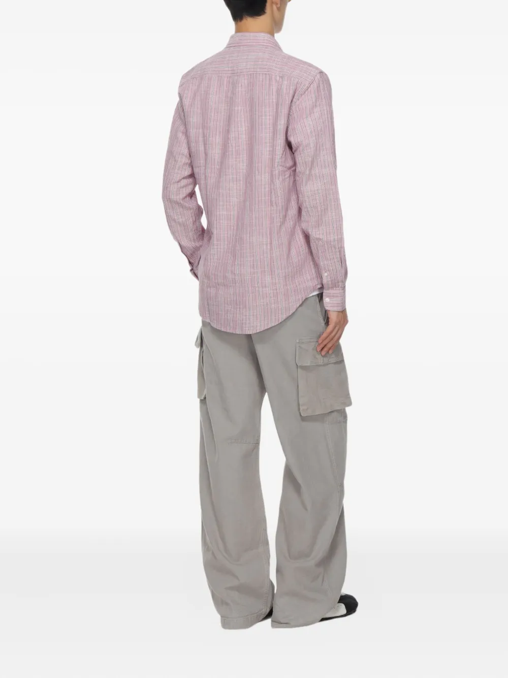 Samsoe & Samsoe Striped Shirt In Purple