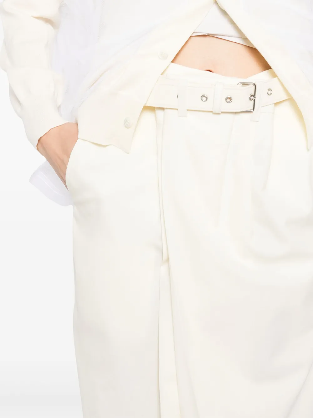 COMME DES GARÇONS WIDE LEG TROUSERS 