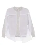Comme Des Garçons layered wool cardigan - Grey