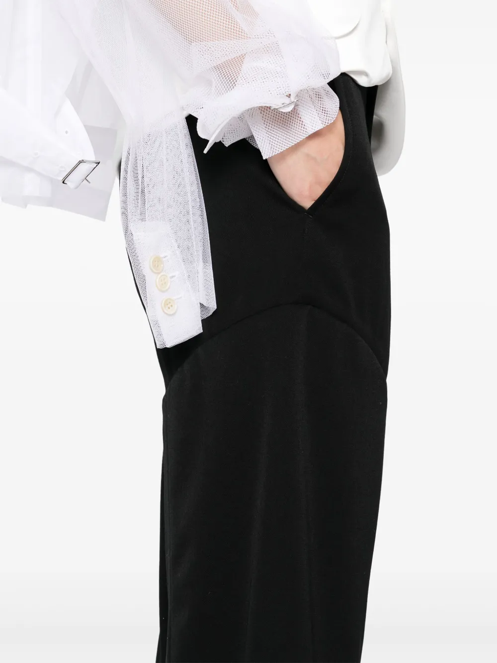 COMME DES GARÇONS WIDE LEG TROUSERS 