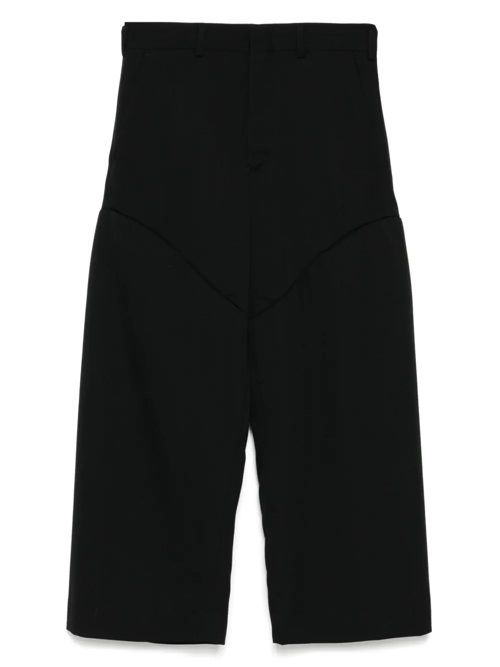 Comme Des Garçons Broek met wijde pijpen Zwart