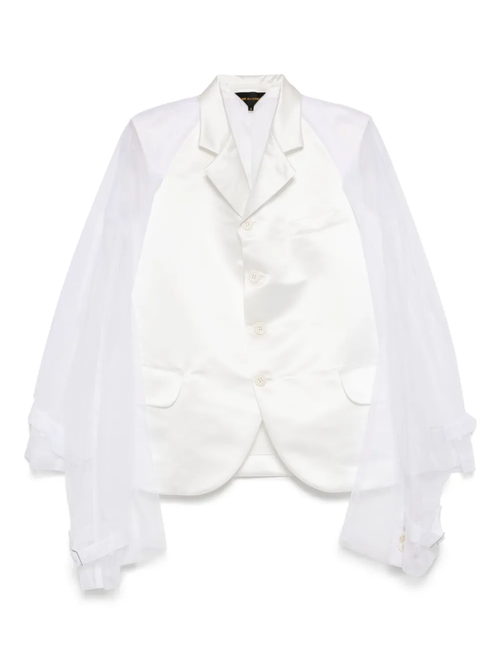 COMME DES GARÇONS TULLE-INSERTS BLAZER