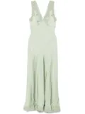 Twist & Tango Zoe satin maxi dress - Green