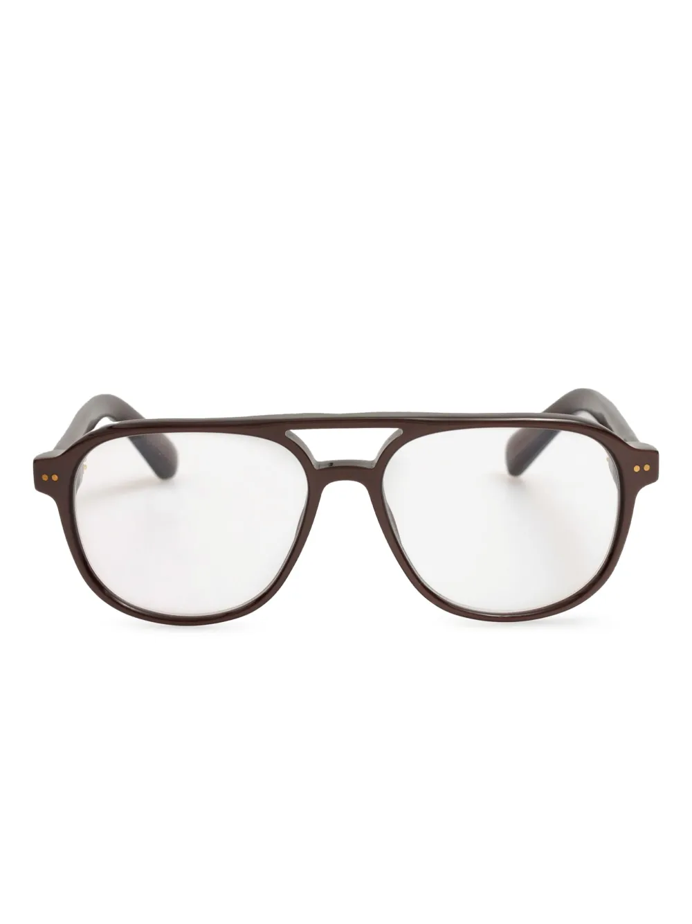 Jacquemus pilot-frame glasses | Brown | Image 1