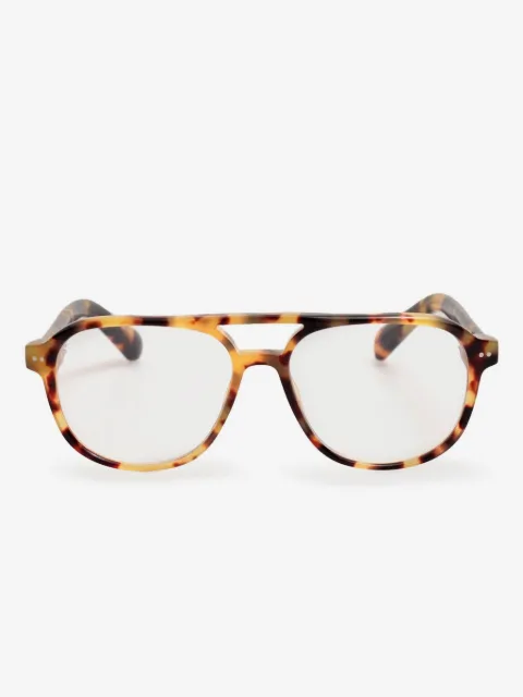 Jacquemus lentes con armazón estilo piloto estilo carey