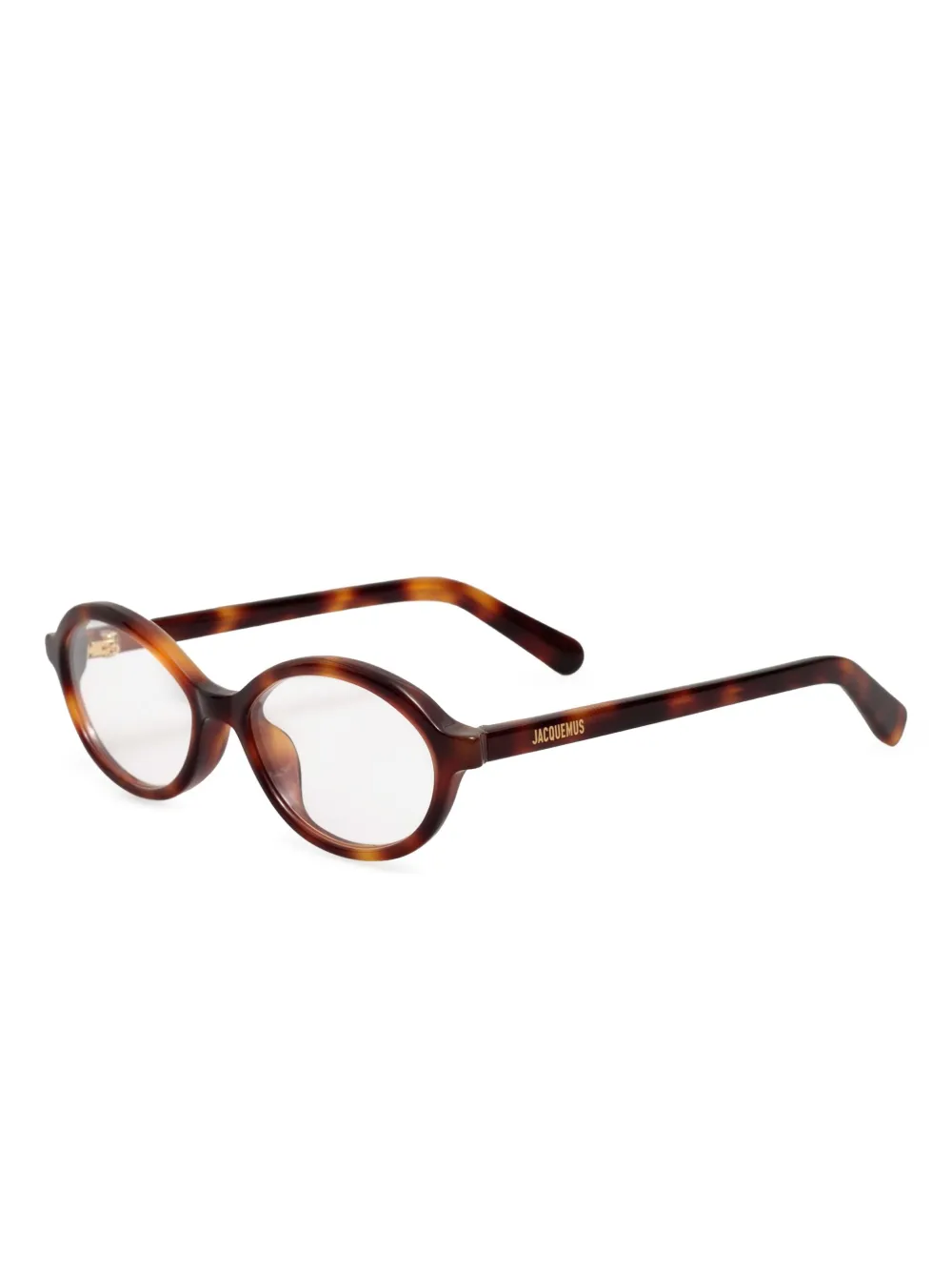 Jacquemus Bril met ovaal montuur Bruin