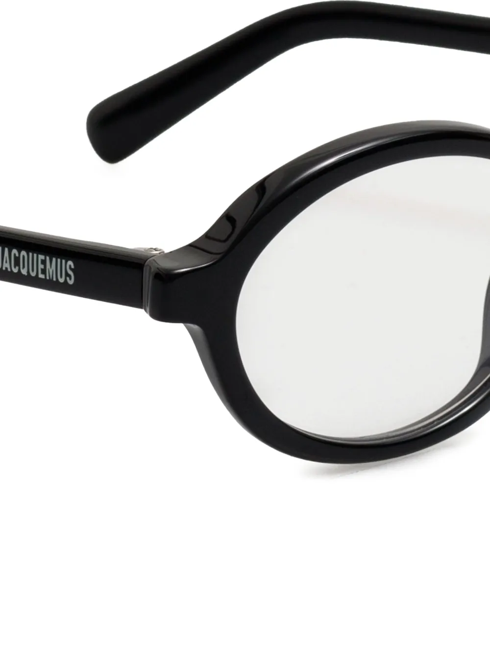 Jacquemus Bril met ovaal montuur Zwart