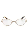 Jacquemus oval-frame glasses - Gold