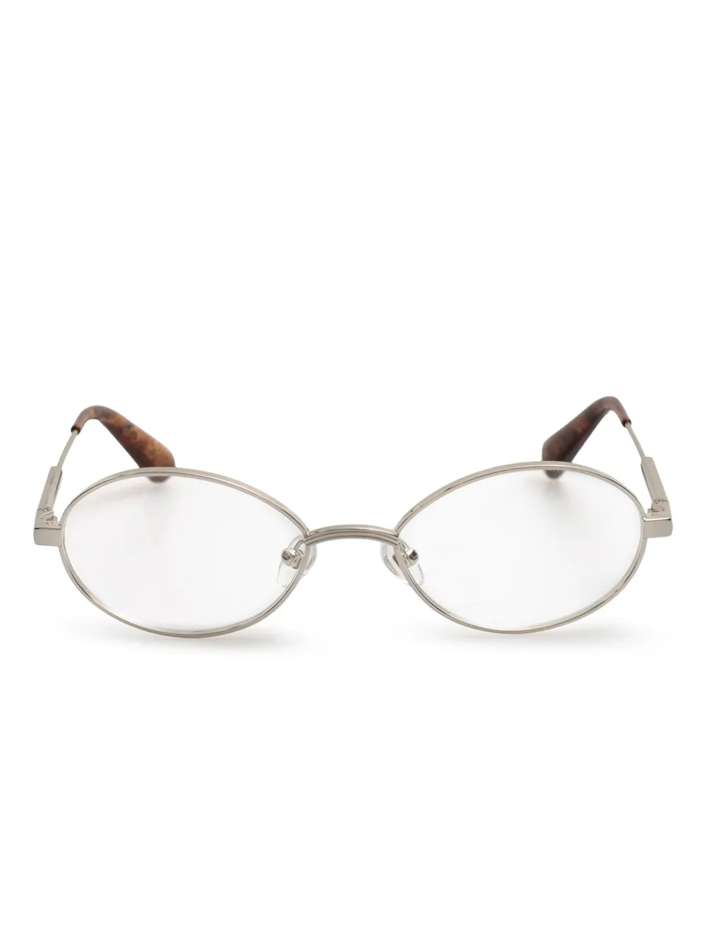 Jacquemus Bril met ovaal montuur Zilver