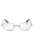 Jacquemus oval-frame glasses - Silver