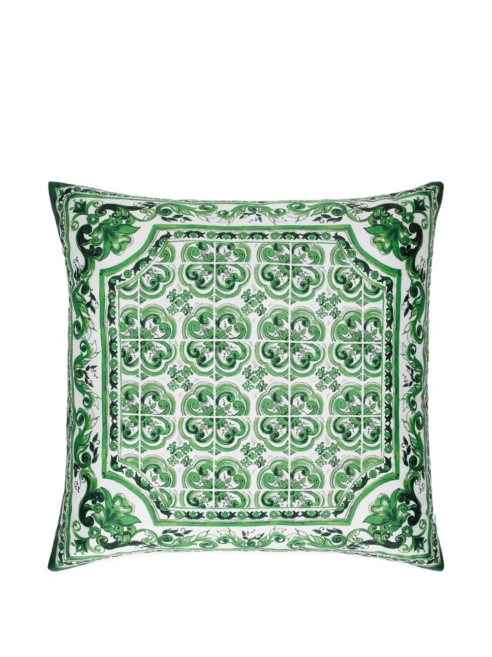 Dolce & Gabbana cojín con estampado Mediterraneo (45 cm x 45 cm) | verde | Image 1