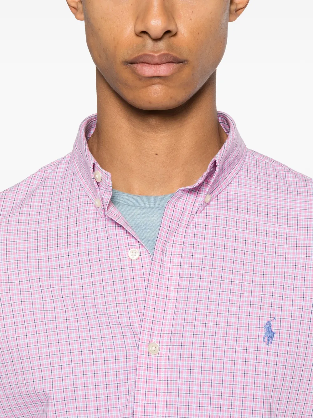 Polo Ralph Lauren Geruit overhemd Roze