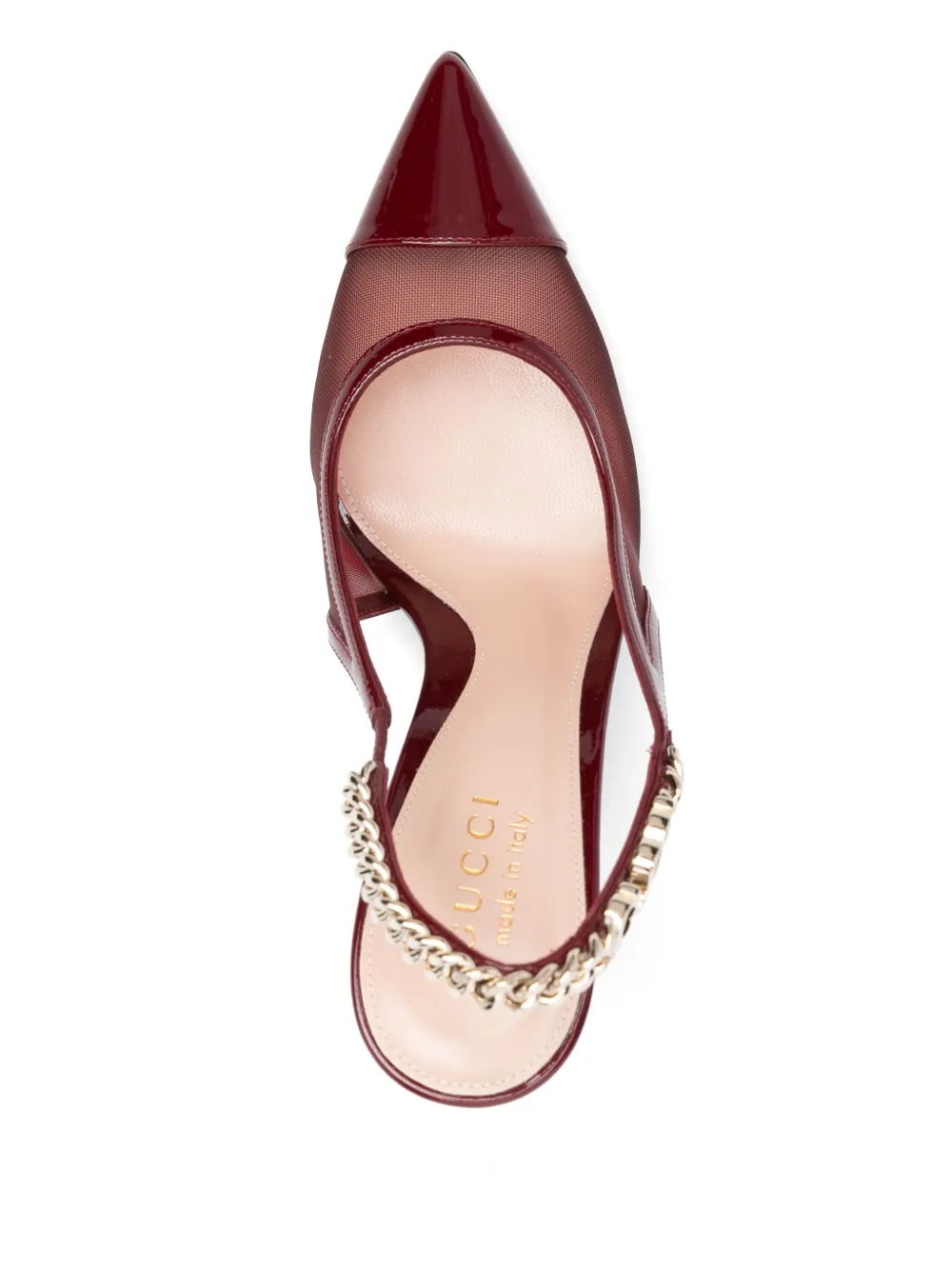 GUCCI 100MM LEATHER PUMPS