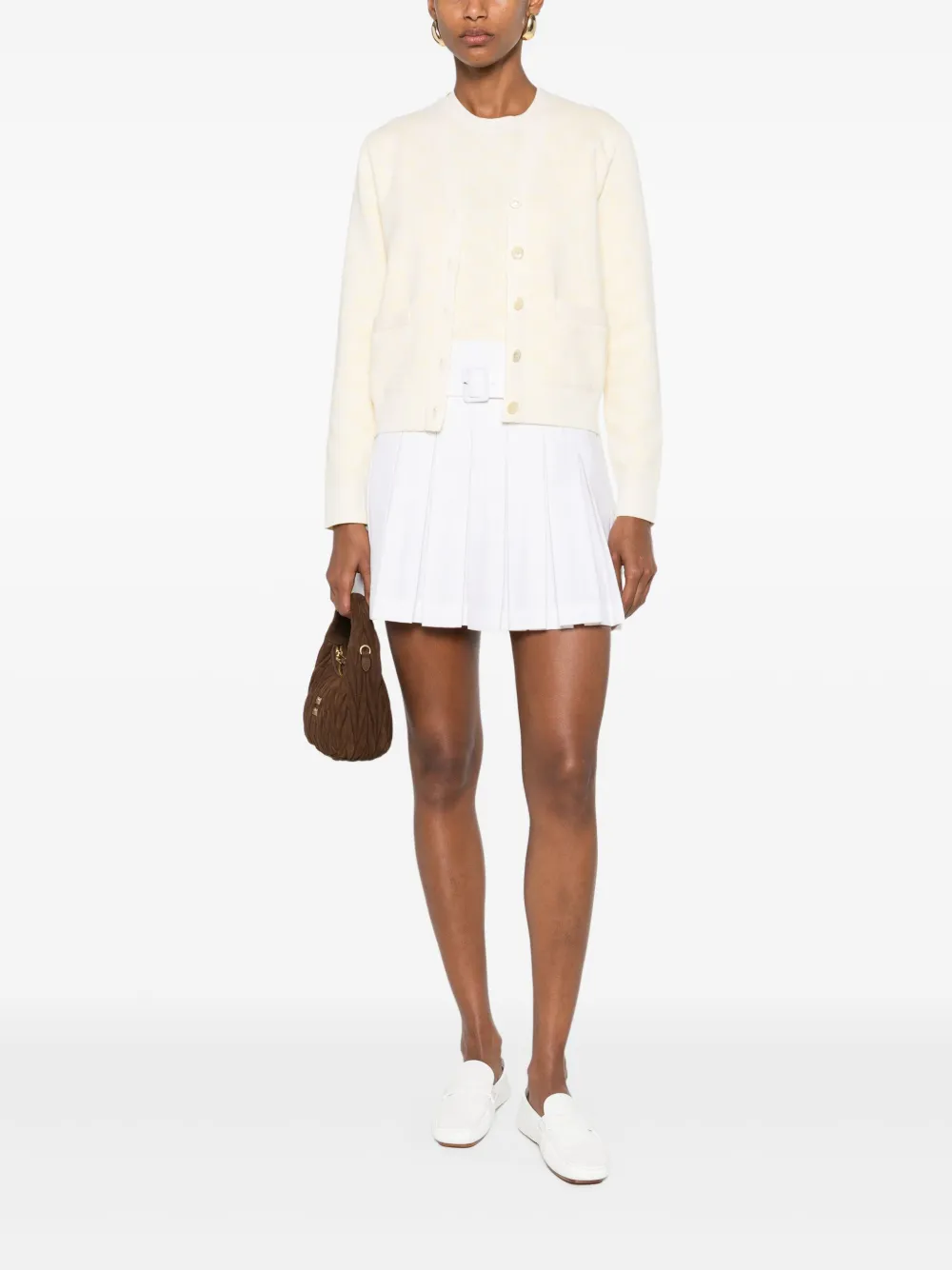Shop Gucci Gg-jacquard Cardigan