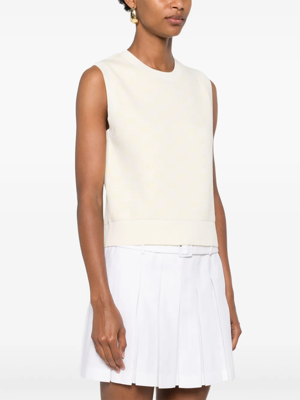 Gucci GG katoenen gilet Geel