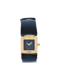 CHANEL Pre-Owned 1990-2000s square-face 19mm - Black