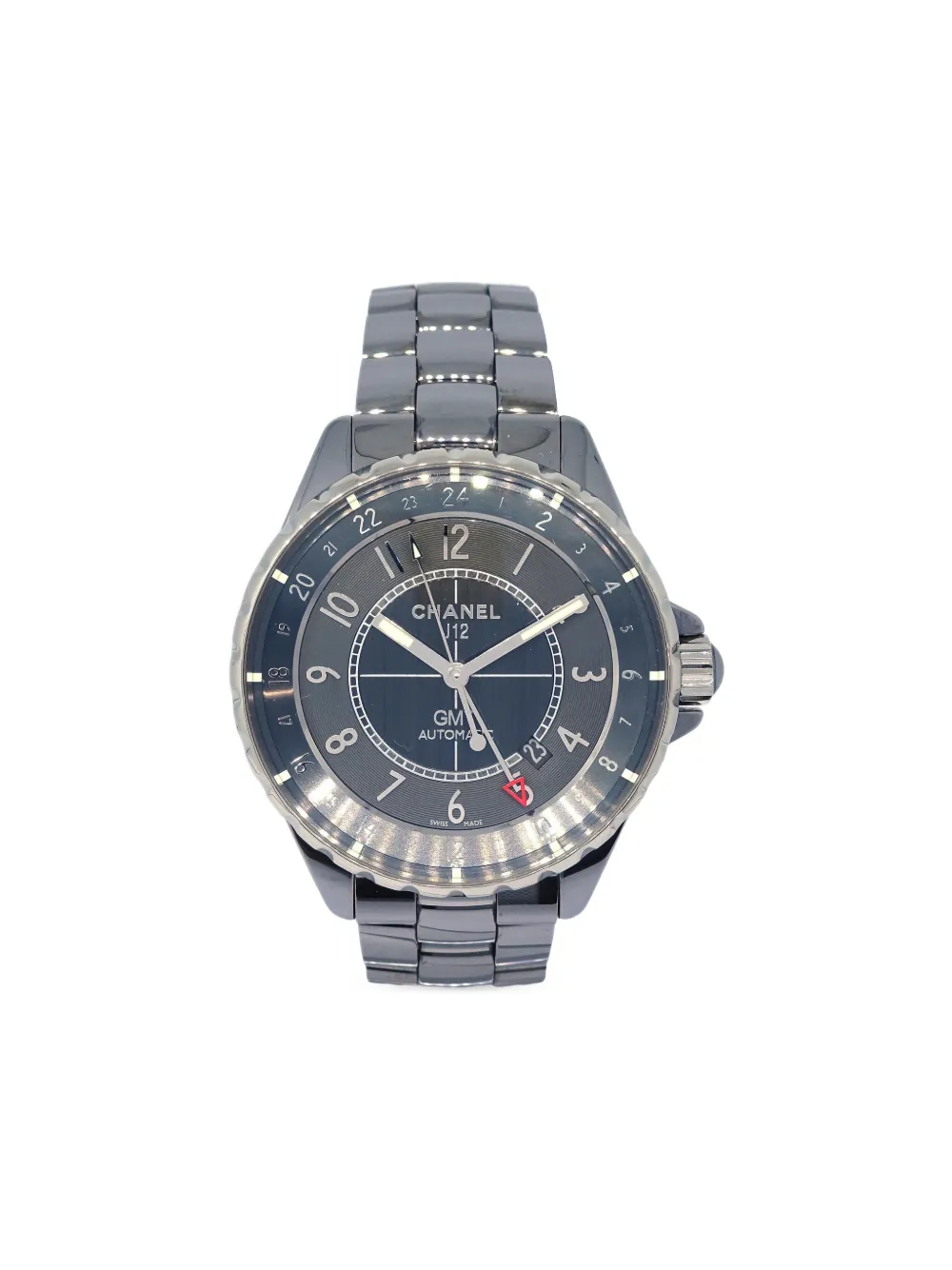 CHANEL Pre-Owned 2013 Ceramic J12 GMT 41mm | Blue | Image 1