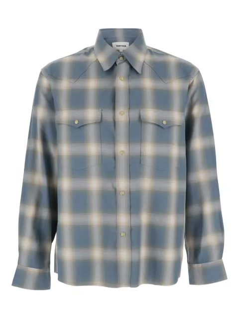 Tony Cohen cotton checked shirt