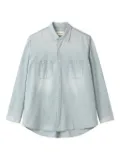 Man On The Boon. chambray shirt - Blue