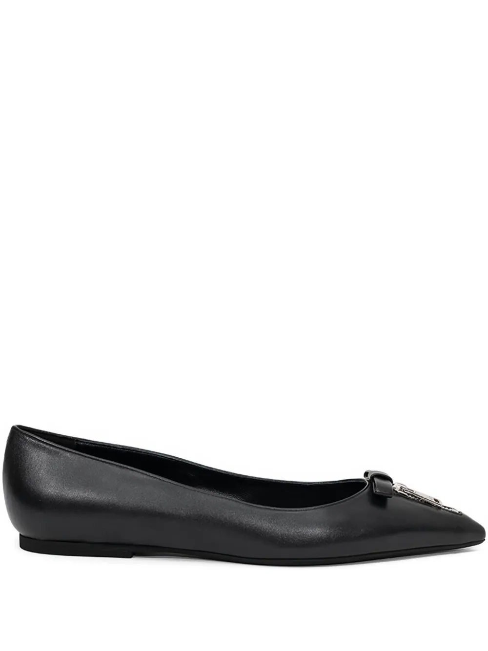 Nº21 zapatos planos con puntera en punta | negro | Image 1