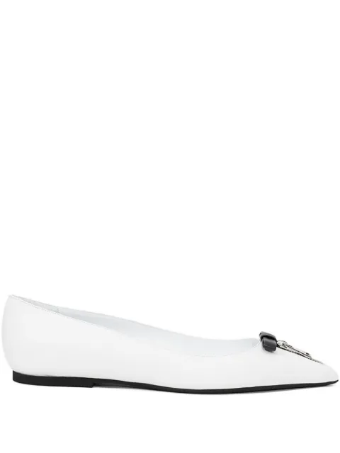 Nº21 zapatos planos con puntera en punta