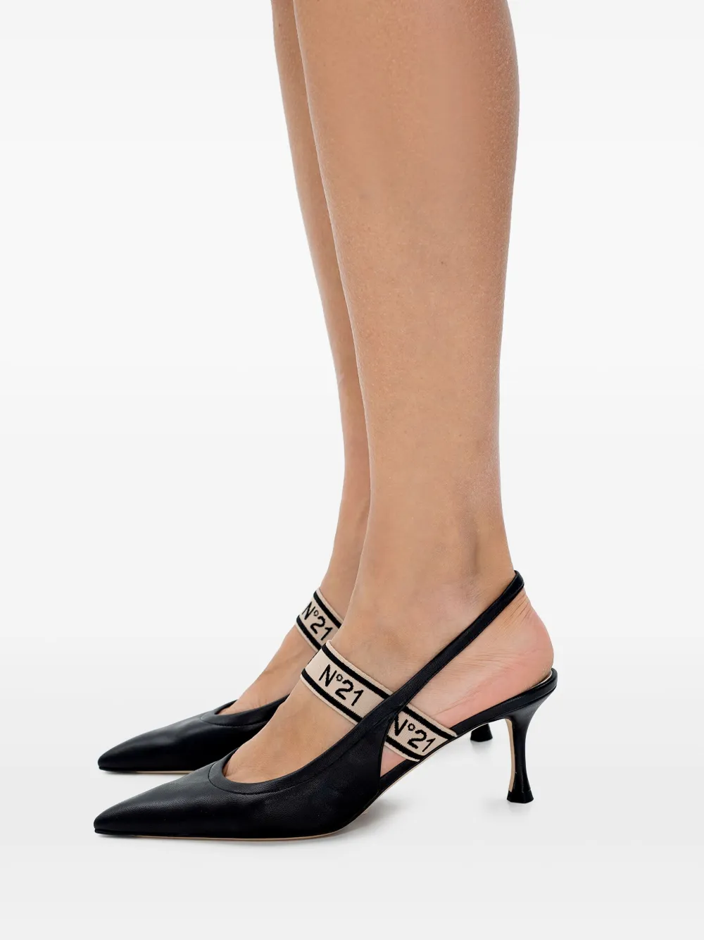 Nº21 zapatillas con puntera en punta | negro | Image 1