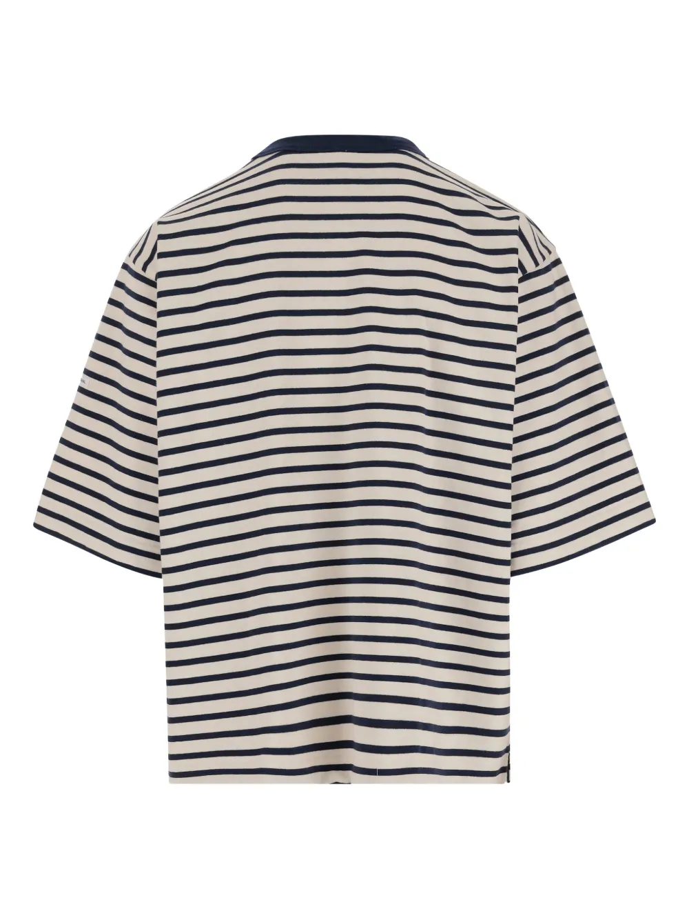 And Wander x Orcival striped T-shirt - Beige