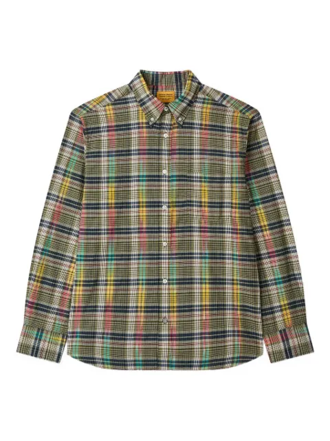 Man On The Boon. plaid button-up shirt