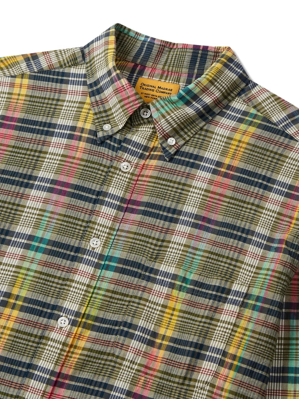 Man On The Boon. Button-up overhemd Groen