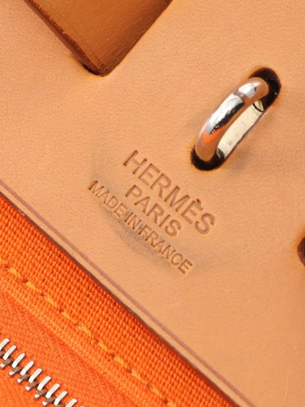 Pre-owned Hermes 2009 Toile Herbag Zip 31 Satchel