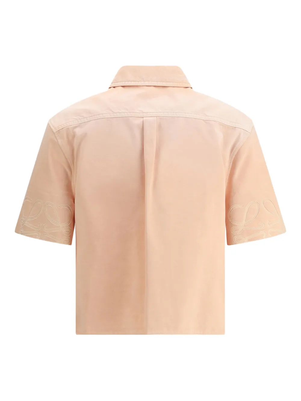 LOEWE x Paula Ibiza's cropped shirt - Roze