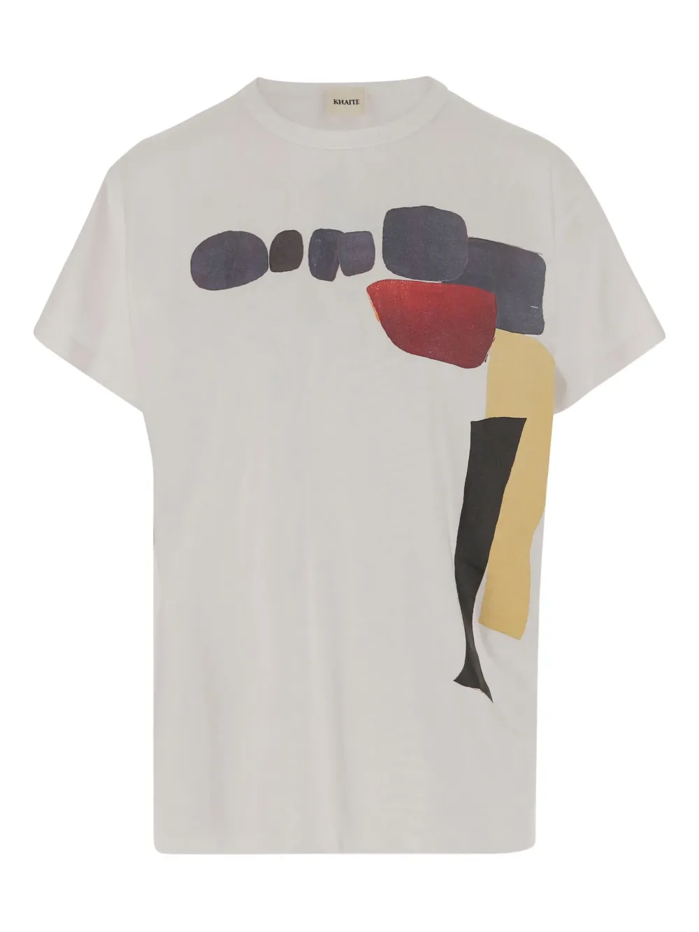KHAITE cotton T-shirt Wit