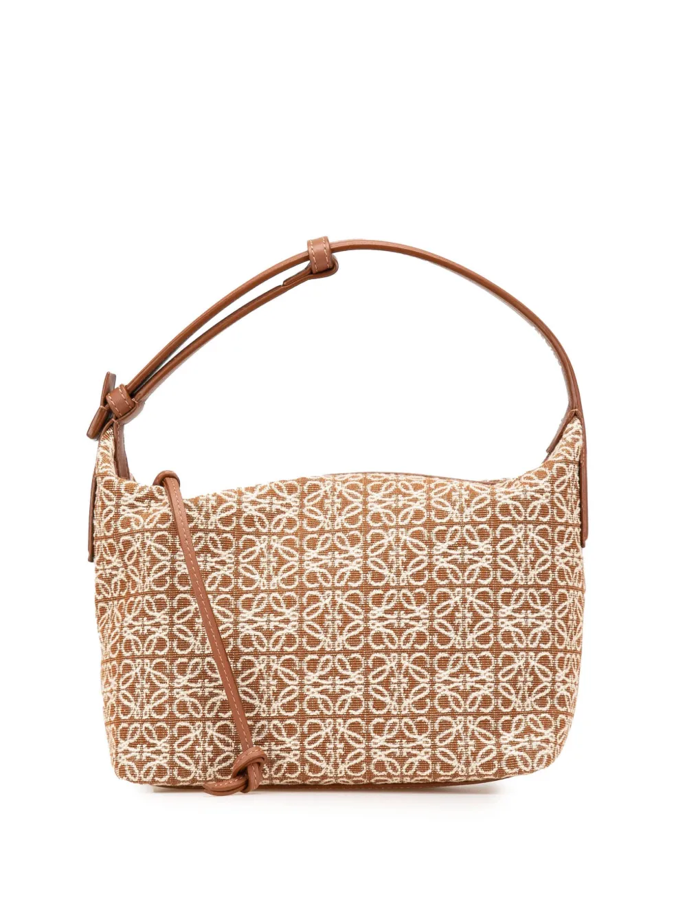 Pre-owned Loewe 2022 Small Anagram Canvas Cubi Bag Handbag