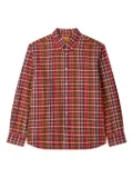 Man On The Boon. check-patterned shirt - Red