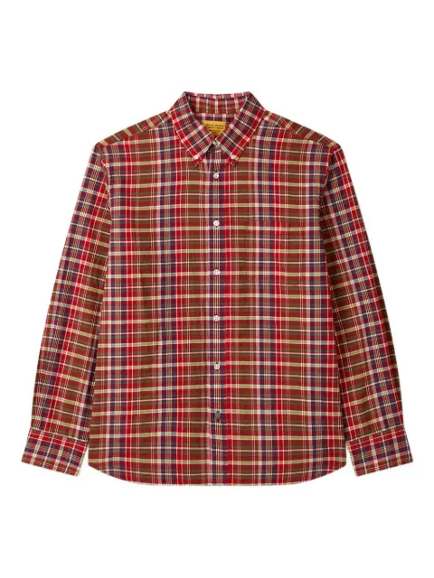 Man On The Boon. check-patterned shirt