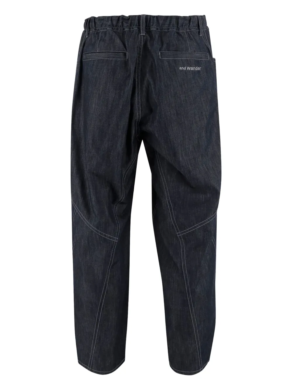 And Wander cotton-blend jeans - Blauw